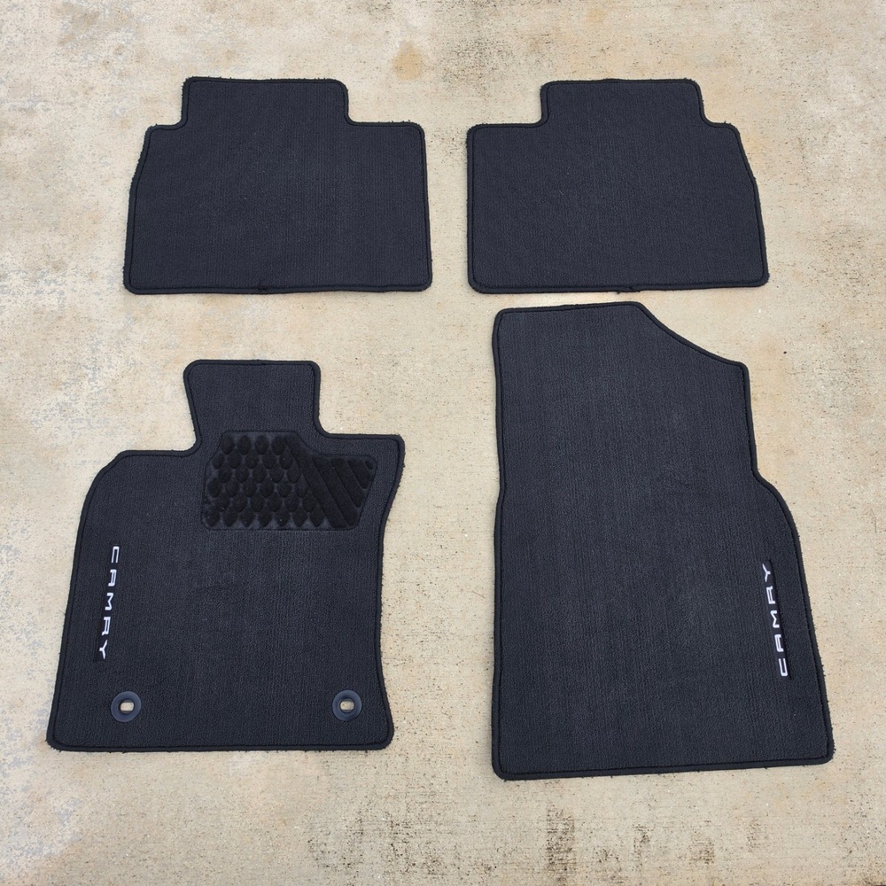 Toyota Floor Mats Black Camry Carpet Set Interior Protection OEM Style 2025-2026